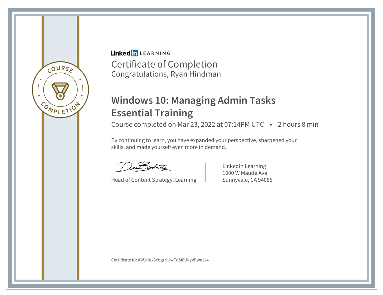 Windows 10 Managing Admin Tasks Essential Training